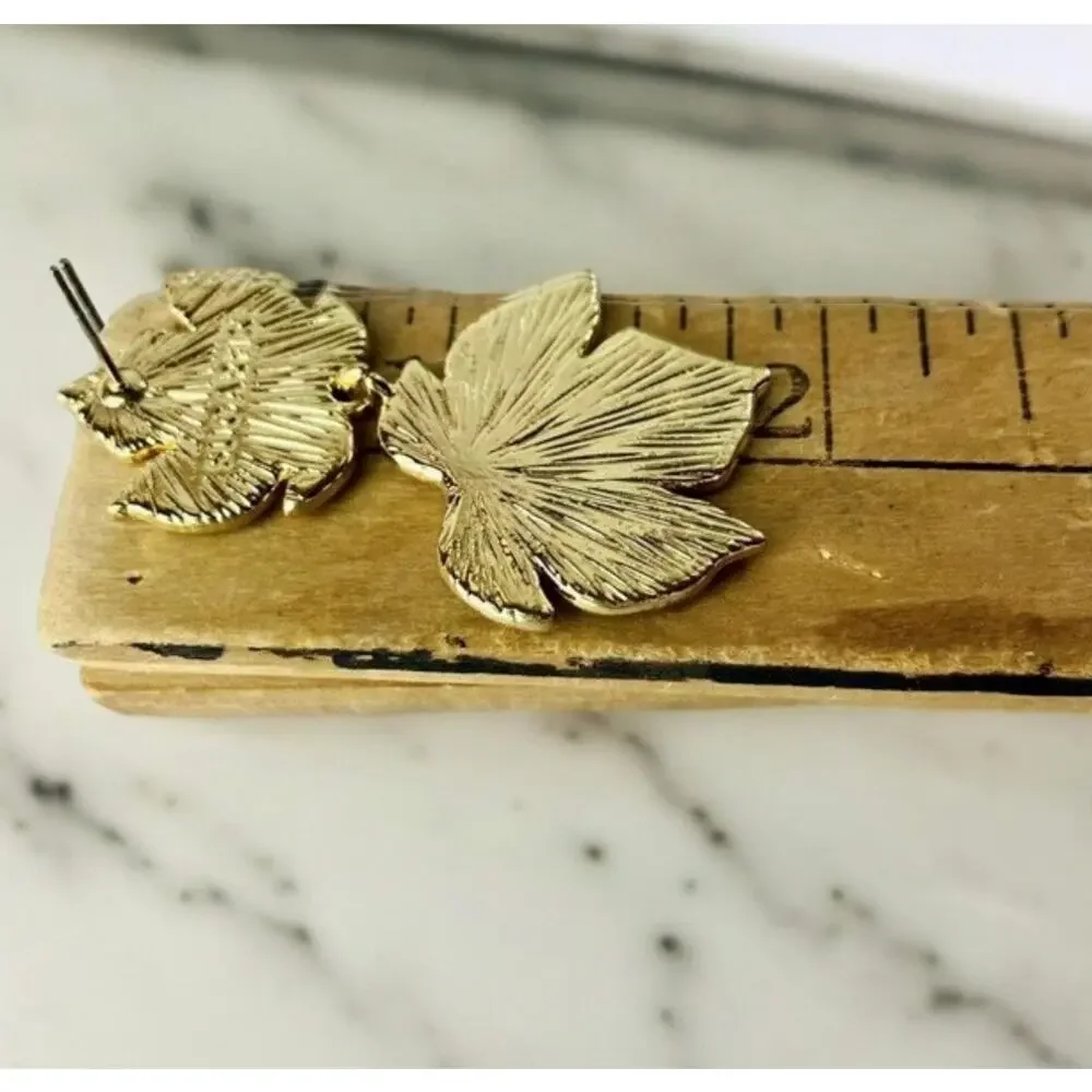 New Sugarfix by BaubleBar 'Be-leaf in Yourself' Autumn Leaves Earrings